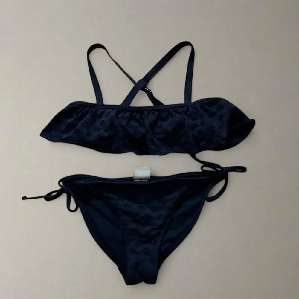 Abercrombie-fitch Women's Navy and Black Bikinis-and-tankini-sets
